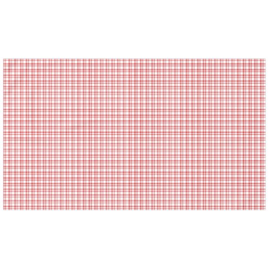 Red Plaid Print テーブルクロス (正面(横))