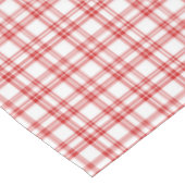 Red Plaid Print テーブルクロス (アングル)