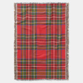 Red Plaid Throw Blanket - Gifts  スローブランケット (正面縦)