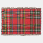 Red Plaid Throw Blanket - Gifts  スローブランケット (正面)