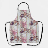 Red Plum Blossoms エプロン (正面)