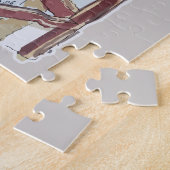 Red Plum Blossoms ジグソーパズル (側面)