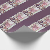 Red Plum Blossoms ラッピングペーパー (角)