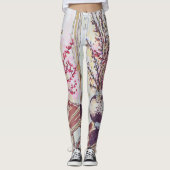 Red Plum Blossoms レギンス (正面)