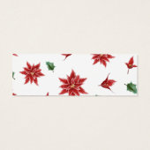 Red Poinsettiaクリスマス結婚のウェブサイト (裏面)