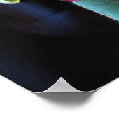 Red Poinsettiaポスター ポスター (角)