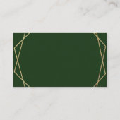 Red Poinsettia Pine Greeneryのサ結婚イト エンクロージャーカード (裏面)