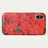 Red Poinsettias Iクリスマスホリデーフローラ写真 Case-Mate iPhoneケース (裏面(横))