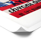 Red Polish Matchbox Labels Grid Print, Vintage ポスター (角)