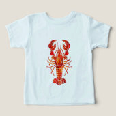 Red polygonal lobster (デザイン正面)