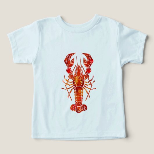 Red polygonal lobster (デザイン正面)