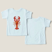 Red polygonal lobster (デザイン正面&裏面)