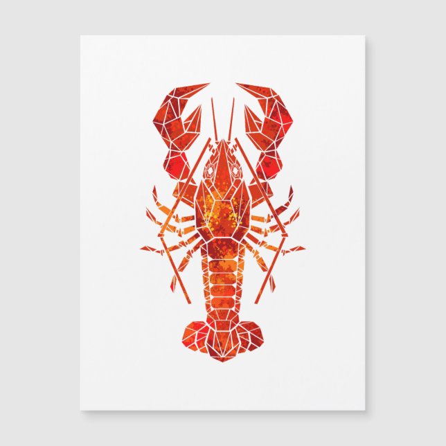 Red polygonal lobster (正面)
