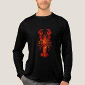 Red polygonal lobster トライブレンドTシャツ (正面)