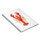 Red polygonal lobster ノートブック (右側)