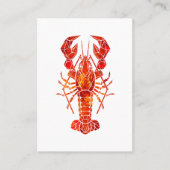 Red polygonal lobster 名刺 (正面)