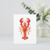 Red polygonal lobster 案内状 (スタンド正面)