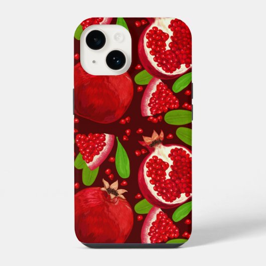 Red Pomegranate Fruit | iPhone 14 Case-Mate iPhoneケース (裏面)