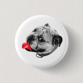 Red Pop Badge 缶バッジ (正面)