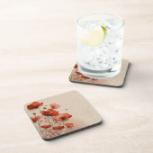 Red poppies コースター (右側)