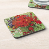 Red Poppies and Daisies by Vincent van Gogh コースター (左側)
