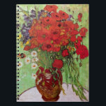 Red Poppies and Daisies by Vincent van Gogh ノートブック<br><div class="desc">Still Life: Red Poppies and Daisies by Vincent van Gogh is a vintage fine art post impressionism still life floral painting. A beautiful bouquet of red poppy flowers and white daisy flowers fresh from the garden in a decorative vase. About the artist: Vincent Willem van Gogh (1853 -1890) was one...</div>