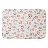 Red Poppies Bath Mat – Nordic Style バスマット (正面)