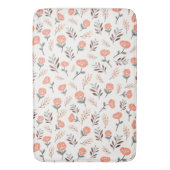 Red Poppies Bath Mat – Nordic Style バスマット (正面縦)