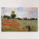 Red Poppies by Monet - Poppy Field Parasol Woman ジグソーパズル<br><div class="desc">クロード絵画・モネによる印象派の風景 – クラシック最高傑作 – クロード・モネの印象派のシリー絵画ズ – Poppy Field</div>