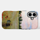 Red Poppies by Monet - Poppy Field Parasol Woman Case-Mate iPhoneケース (裏面 (横))