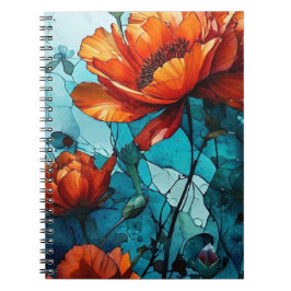 Red Poppies Notebook Journal ノートブック