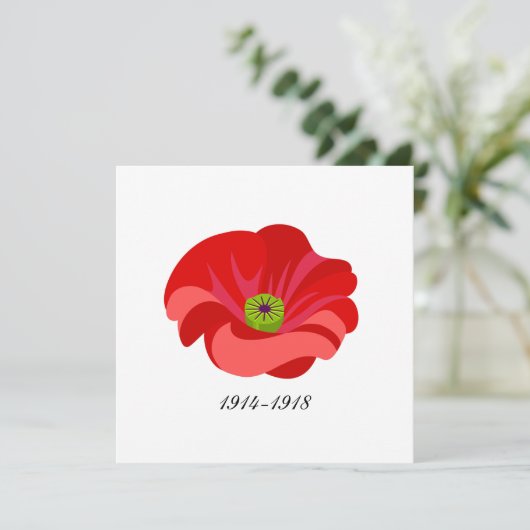 Red poppy 招待状 (スタンド正面)