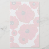 Red Poppy Custom Text Binder Stationery 便箋 (裏面)