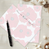 Red Poppy Custom Text Binder Stationery 便箋