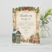 Red Postbox Winter Holiday 招待状 (スタンド正面)