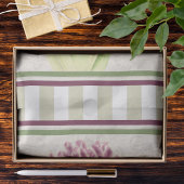 Red Purple Hyacinth n Gold Stripes Botanical Art  薄葉紙