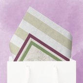 Red Purple Hyacinth n Gold Stripes Botanical Art  薄葉紙