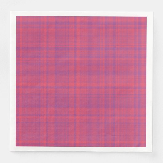 Red Purple Plaid Pattern (正面)