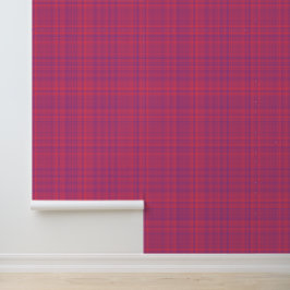 Red Purple Plaid Pattern 壁紙