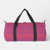 Red Purple Stripes Seamless Pattern Small ダッフルバッグ (正面)