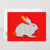 'red rabbit' digital painting Postcard ポストカード (正面/裏面)