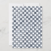 Red Race car TWO FAST Birthday invitation 招待状 (裏面)