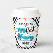 Red Racer Birthday Party for Toddler Boy 紙コップ (正面)