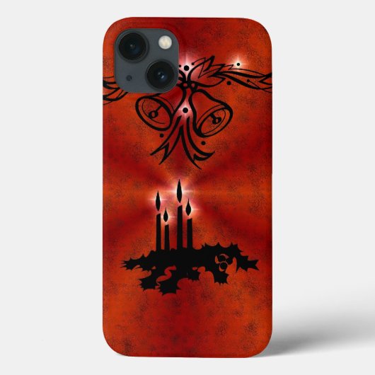 Red Rainbowのクリスマスアートデコ Case-Mate iPhoneケース (裏面)