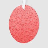 Red Raindrops on Car オーナメント (正面)