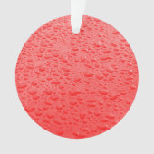 Red Raindrops on Car オーナメント (正面)