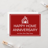 Red Real Estate Business Custom Marketing カード (正面/裏面インサイチュ)