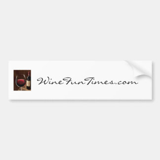 red_red_wine、WineFunTimes.com バンパーステッカー
