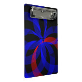 Red Revolving Accent Geometric Mini Clipboard ミニクリップボード (アングル)