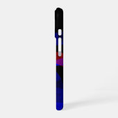 Red Revolving Geometric Accent iPhone 16 Case 16ケース (左側面)